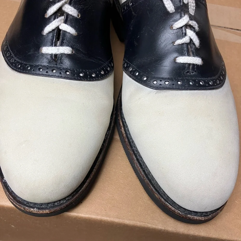 Cole Haan white/ black 10 1/2 D Golf shoes